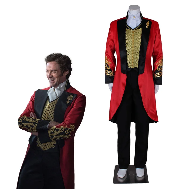 

The Greatest Showman Barnum red suit Cosplay Costumes