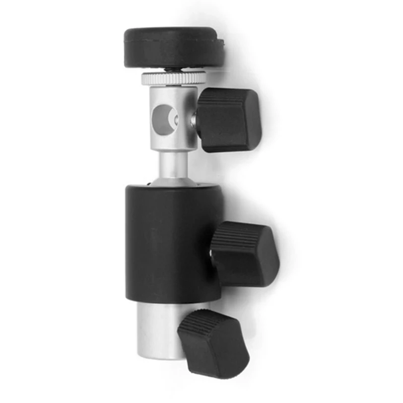 360 degree Swivel Flash Bracket Flash Shoe Tripod Mount Umbrella Holder