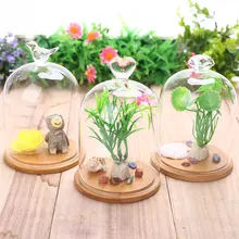 Красочное сердце розовое стекло Крышка для эмulatory цветок Свадьба для свадебных принадлежностей декор с цветами День Святого Валентина орнамент