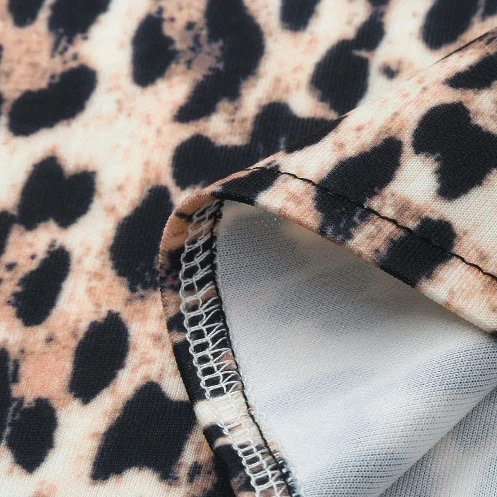 Юбка женская коричневая юбка модные вечерние коктейльные летние женские леопардовые юбки с завышенной талией Миди юбка saia-30
