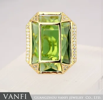 

Women Jewelry Copper Big Rectangle Cut Princess Ring Gold/Silver Color Clear AAA Cubic Zircon Western Style Ring Size Flexible