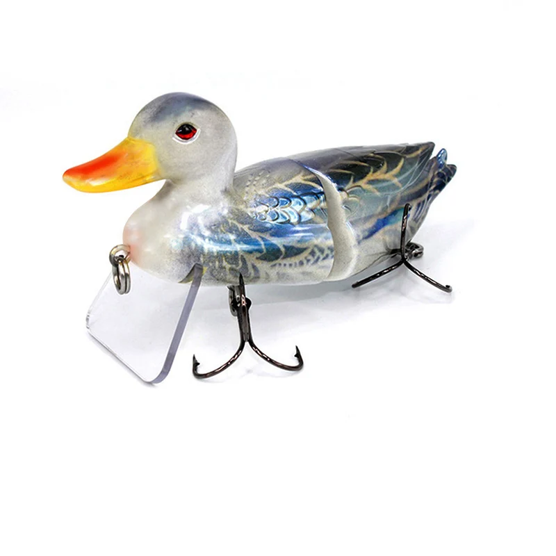 1PC 6" Multi Jointed Duck Fishing Lure 90g Artificial Fish wobbler
