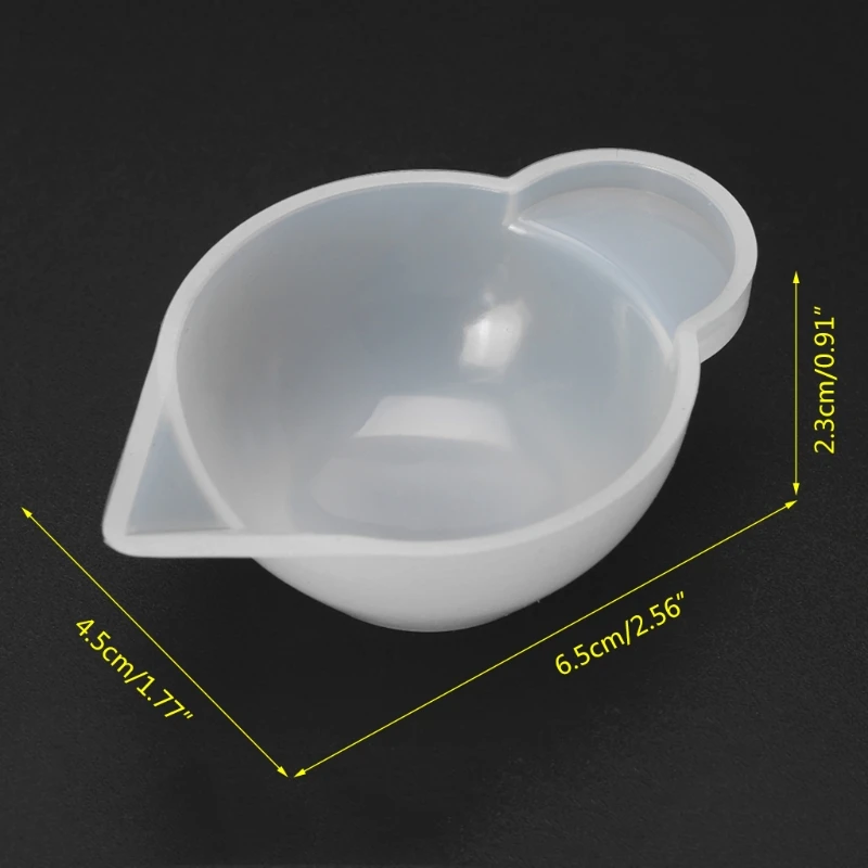 Горячая силиконовая форма чашки диспенсер DIY эпоксидная Создание украшений из каучука инструмент Цветовая модуляция M-shine N3_A