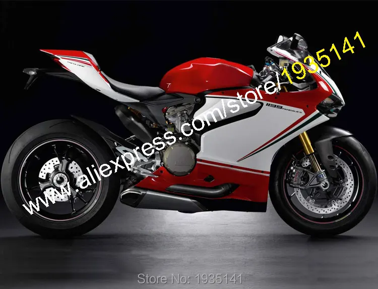 

Hot Sales,ABS Body Kit For Ducati 1199 1199S 2012 2013 899 12 13 Red White Aftermarket Motorcycle Fairing (Injection molding)