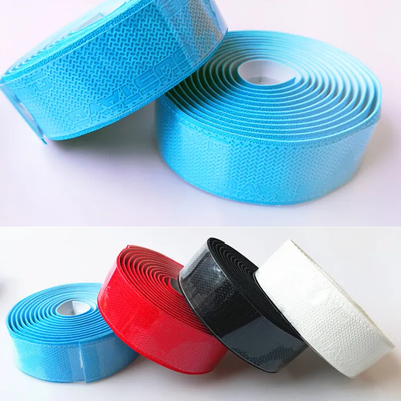 

2019 New 3mm * 200cm Road Bikes Bicycle Handlebar Tape Non-slip waterproof Bartape Soft PU Sponge Tape Black 4colors optional
