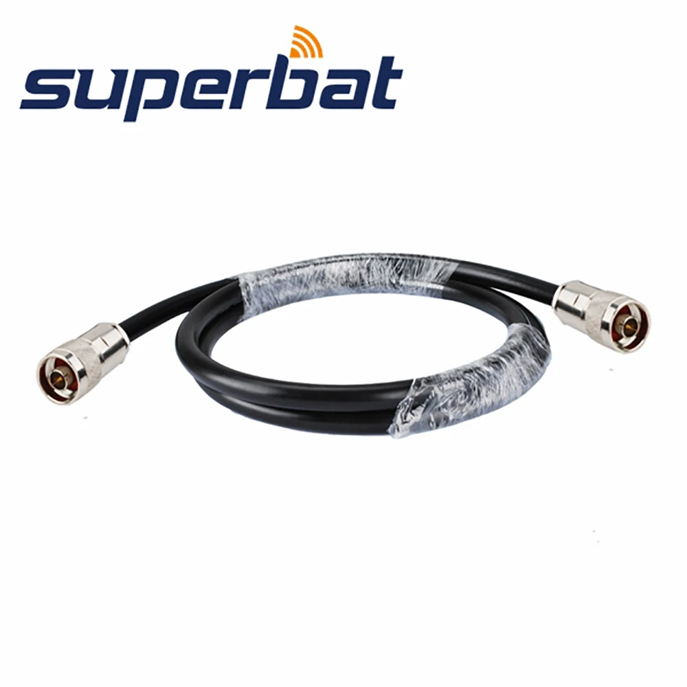 Кабель с разъемом типа N и штекером Superbat KSR400 1 м 100 см низкие потери | Мобильные