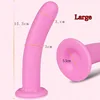 Big Suction Cup Pink Silicone Soft Anal Plug Sexy Toys Smooth Cozy Anal Dildo Butt Plugs Sex Toys For Woman Men Gay Buttplug ► Photo 3/6