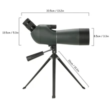 20-60x60 HD монокулярный телескоп ночного видения для охоты на открытом воздухе Штатив для подключения мобильного телефона адаптер для наблюдения за птицами охотничье снаряжение