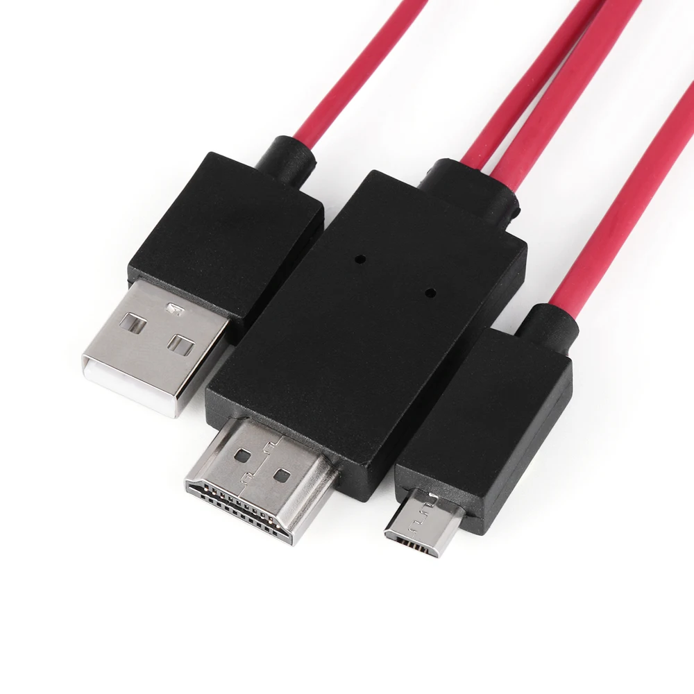 Новое поступление адаптер MHL Micro USB Для HDMI 1080P HD TV кабеля для телефонов Android Samsung 11Pin
