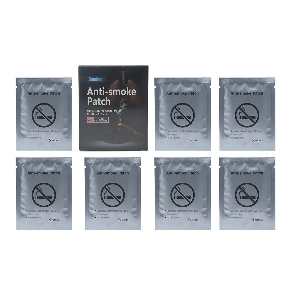 70Pcs 2Boxes Sumifun 100% Natural Ingredient Nicotine Patches Stop Smoking Patch for Smoking Cessation Patch-3