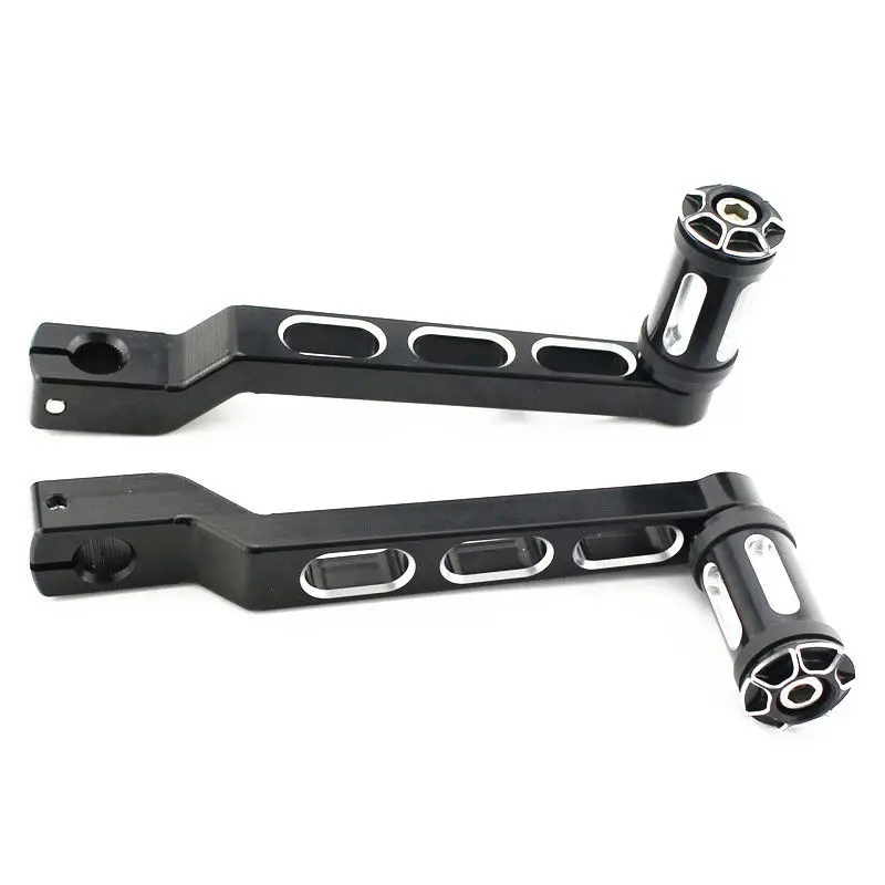 

Black CNC Edge Cut Heel/Toe Shift Lever w/ Shifter Peg For Harley Electra Glide Softail Road King Road Glide Heritage Softail