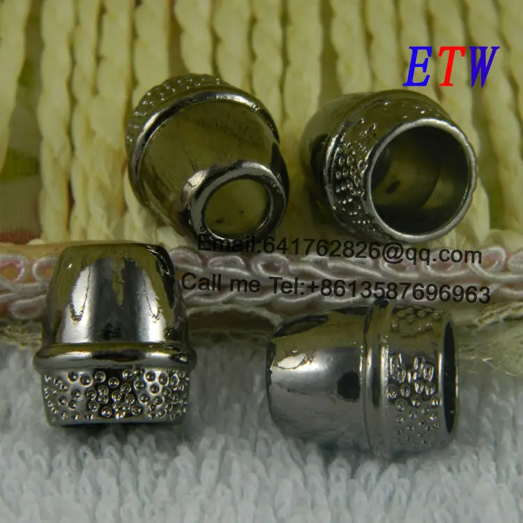 Бесплатная доставка классический металлический наконечник шнура 50 шт. черного