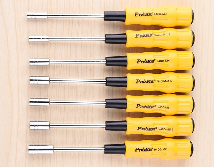 Бесплатная доставка Бренд Proskit 1PK-9402 7 шт. набор электронных шестигранных гаек