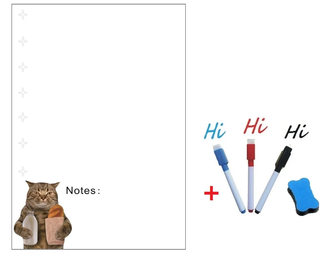 А4 магнитная доска магниты для холодильника стикер сухое вытирание Маркер Доска для сообщений блокнот ежедневник неделю планировщик сделать список кухня дома - Цвет: Style19