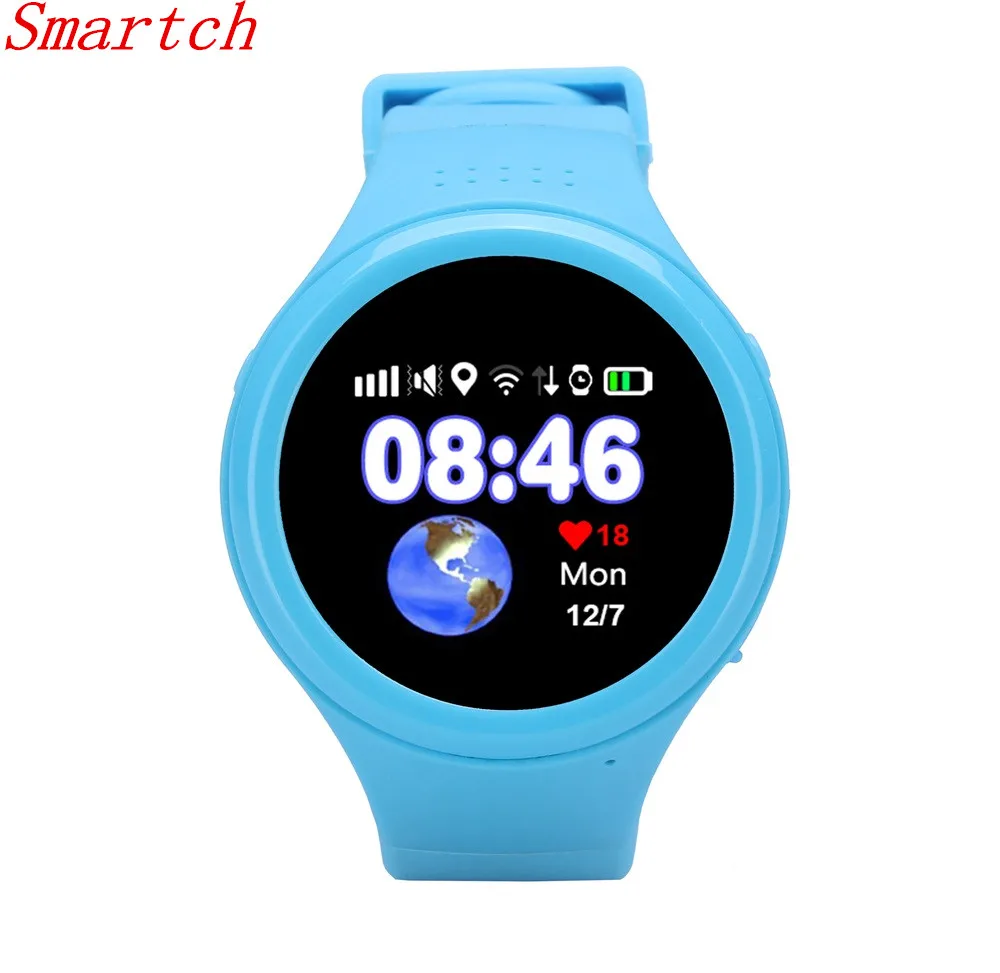 Smartch T88 Детские умные часы с Bluetooth телефон детские круглый экран MTK2503 2G наручные SOS