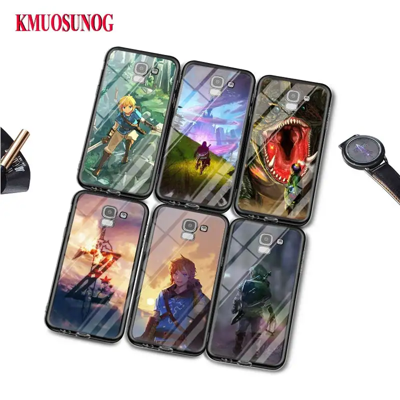 

Black Silicone Case The Legend of zelda for Samsung Galaxy j8 j7 j6 j5 j4 j3 Plus Prime 2018 2017 2016 Phone Bag Cover