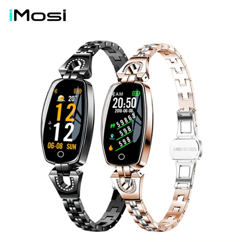 

H8 smart Band Women Heart Rate Smart Bracelets Blood Pressure measurement wristband Fitness Tracker electronic health bracelet