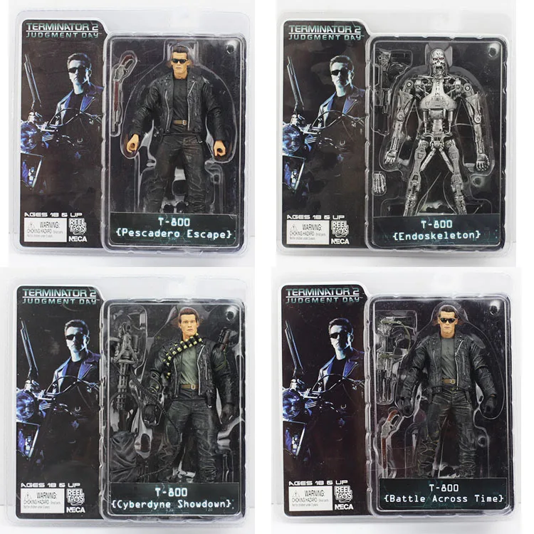 

4pcs/set Terminator 4 Style T-800 ENDOSKELETON Cyberdyne Showdown Action Figure Collectible Toy