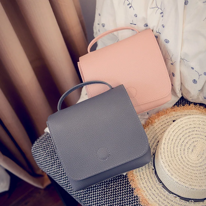 

2017 Top Tote Totes The New Summer Clamshell Handbag Simple Western Style Small Package Bag Diagonal Single Shoulder Bag