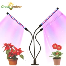 Лампа для растений 9/18/27 Вт светодиодный Grow светильник полный спектр Fitolampy Фито лампа синий и красный цвета светодиодный для роста растений для комнатных растений цветки саженцев