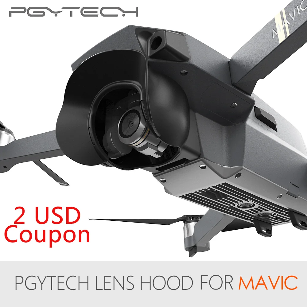 

PGYTECH Lens Camera Protector Sun Shade Glare Shield Gimbal Shade Camera Mavic Pro Lens Hood Anti Flare for DJI Mavic Pro