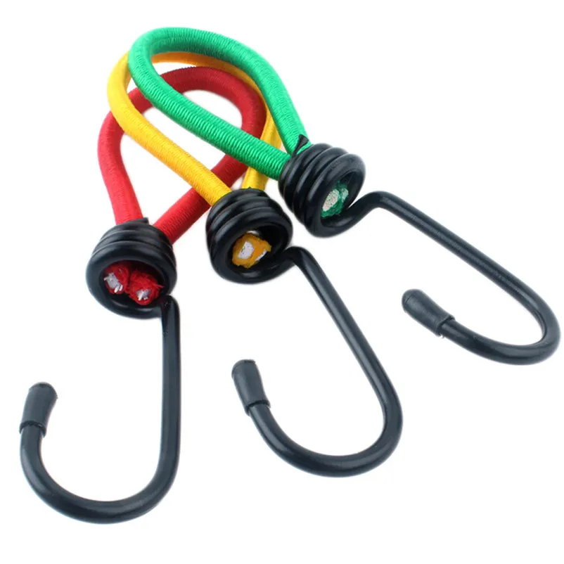 Outdoor Tent Hook 15CM Camping Essential Multifunction Elastic Rope Tied Rope Camping Hiking Tent Accessories #4S04 (1)