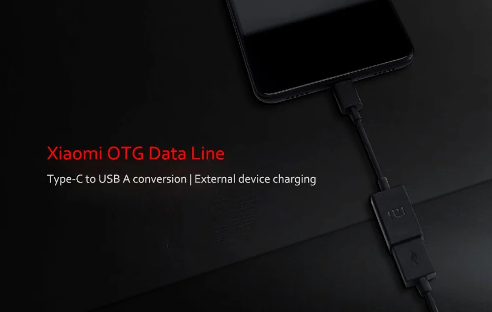 Xiaomi OTG Дата кабель тип-c к USB преобразования внешнее устройство зарядки внешний диск U для обмена данными легко носить с собой