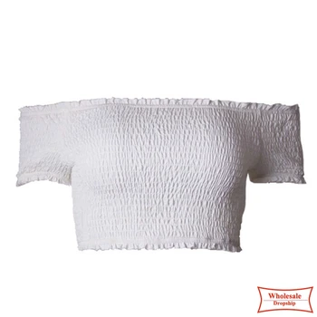 

2019 Fashion Cropped Off Shoulder Vintage Tee Shirts Summer Women Tops Female Sexy Slim Crop Tops Sleeve Short Casual Blusas