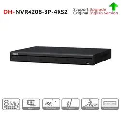 DH NVR4208-8P-4KS2 8-канальный 1U 8PoE 4 К и H.265 Lite Сетевой Видео Регистраторы 4k разрешение для IP Камера видеонаблюдения Системы