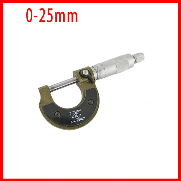 0 25mm Measure Tool Thickness Diameter Gauge Micrometer Caliperin