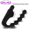 Man nuo 10 Speeds Anal Beads Vibrator Prostate Massager Sex Product Anal/Butt Plug Vibrating Anal Sex Toys for Woman 1