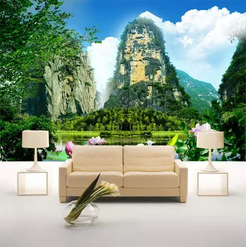 

Environmental novelty households non-woven wall paper 3d mural photo wallpaper the fairy tale background home decoration