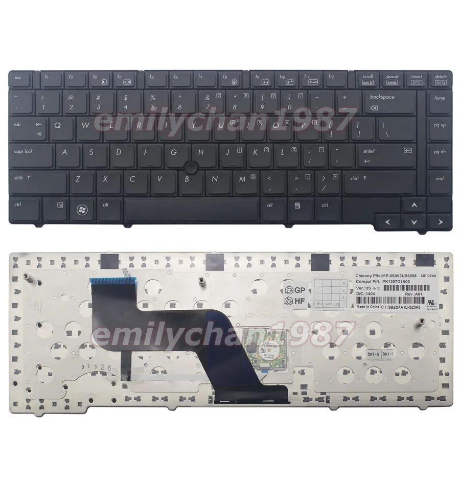 

New original For HP 8440p 8440w Laptop keyboard US standard Good working