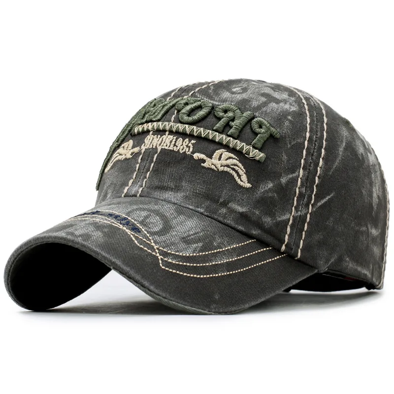 Бейсбольная кепка мужская Весенняя шляпа для джинсов шляпа для папы Новая Черная вышитая Роскошная брендовая Новинка дизайнерская Роскошная брендовая Повседневная Бейсболка - Цвет: AMRY GREEN
