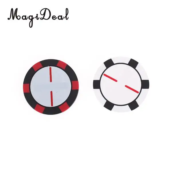 MagiDeal Professional Golf Ball Marker Poker Chip Collectable Parts Golf Training Aids Gift for Golf Lover Practice Friend Gifts
