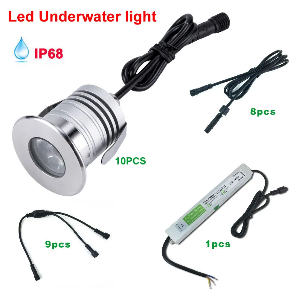 Buy IP68 Waterproof 3W LED Marine Light LED Underwater