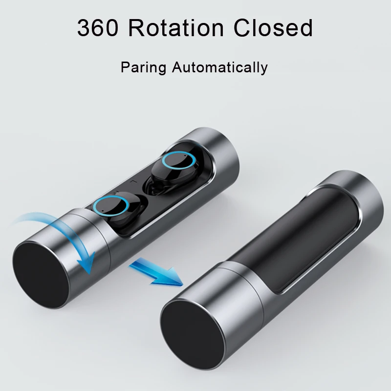 Touch Control TWS 5.0 Bluetooth 5.0 Earphone EDR Mini Twins Stereo Microphone True Wireless Earbuds for All Smart Phone Earpiece