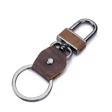 Ретро-брелок металлический сплав кожа автомобиля ключ брелок крепление Креативный дизайн ключи клатч EDC ключница ключи пряжка