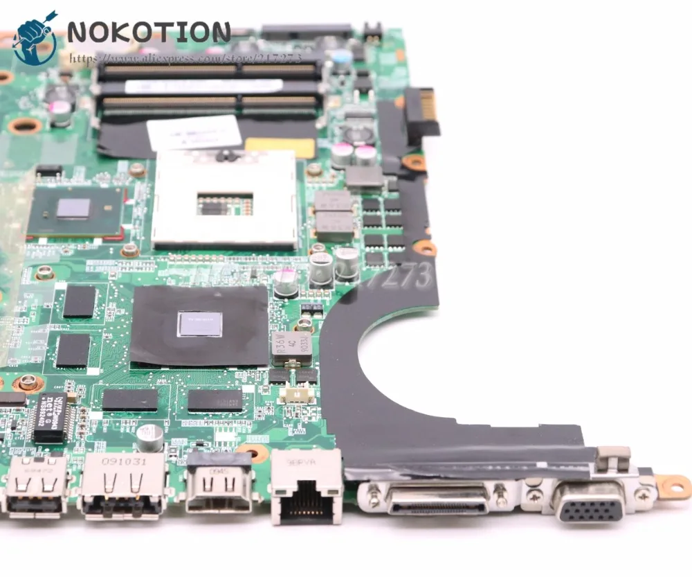 NOKOTION для hp павильон DV7-3000 Материнская плата ноутбука 580972-001 575477-001 DA0UP6MB6E0 основная плата PM55 DDR3 GT240M видеокарта