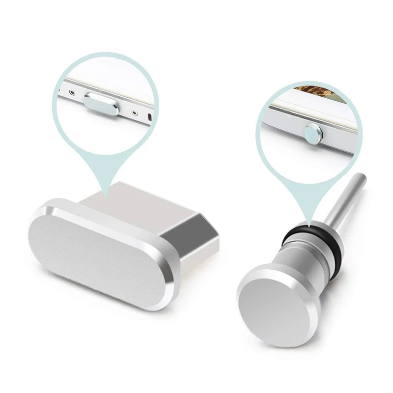 IPUMYNO 5 лотов порт зарядки Micro USB и разъем для наушников для Мобильного Телефона Пылезащитный Набор для samsung Galaxy S6 S7 edge