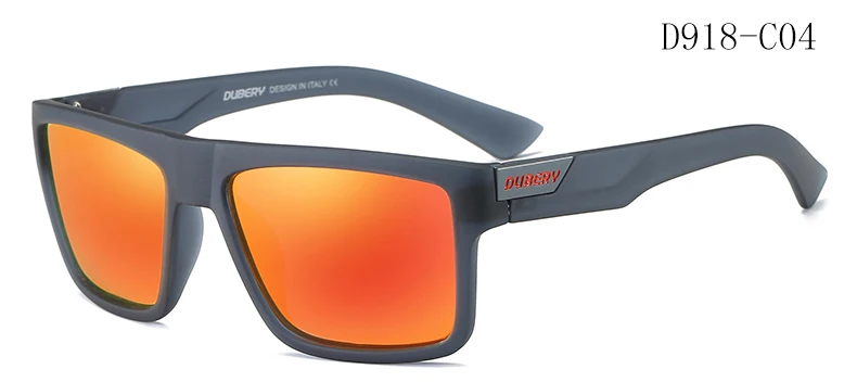 Элитный бренд поляризованные солнцезащитные очки с квадратными покрытие для мужчин и женщин для вождения, мужские очки для рыбалки Oculos masculino - Цвет линз: C4