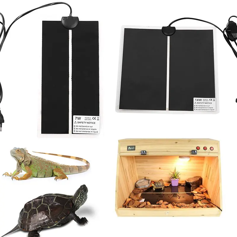 

5W/7W/14W/20W Reptile Heat Mat Incubator Pet Heating Pad Pet Reptile Vivarium Terrarium Warm Heater With Thermostat Controller