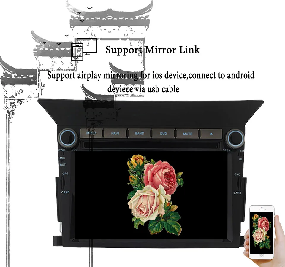 

Android 8.1 Car DVD For Pilot 2009 2010 2011 2012 2013 Auto PC Stereo Radio FM WiFi GPS Glonass Navigation HD Screen cassette