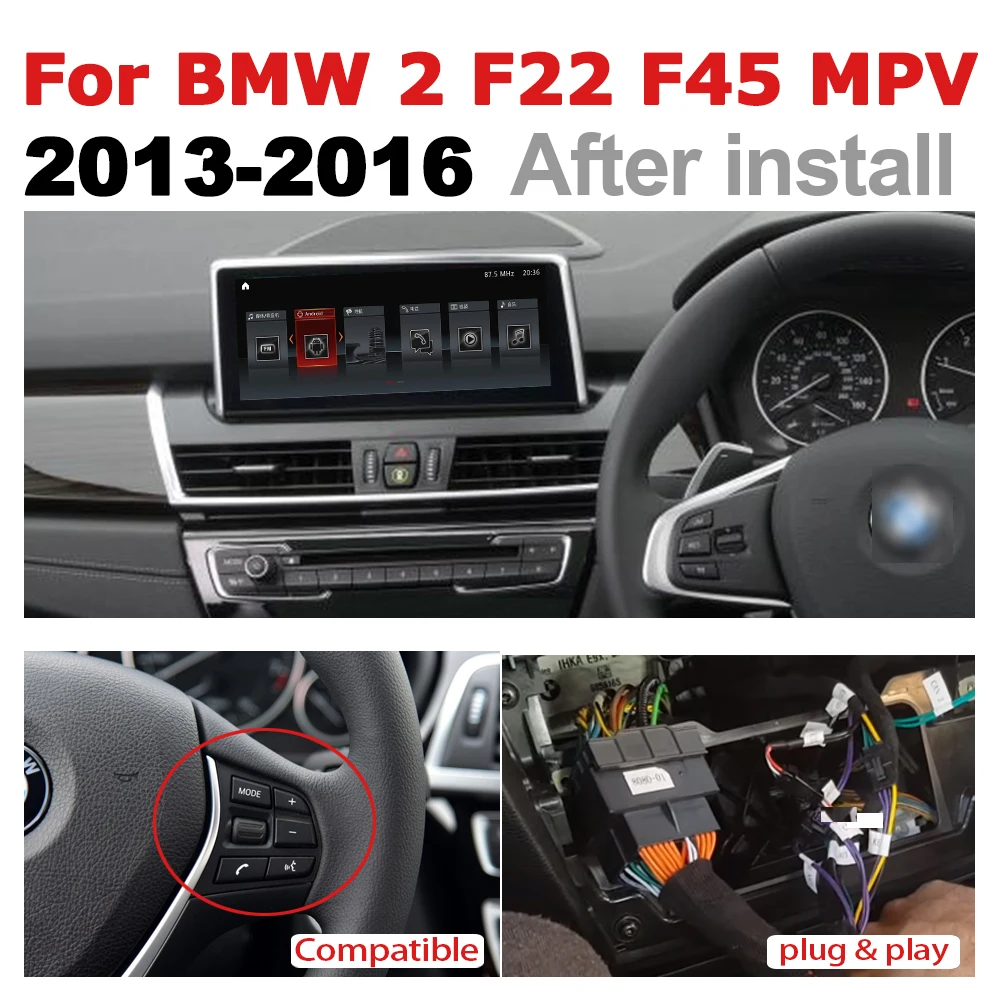 Sale Car Audio Android 7.0 up GPS Navigation For BMW 2 Series F22 F45 MPV 2013~2016 NBT WiFi 3G 4G Multimedia player Bluetooth 1080P 1 Sale Car Audio Android 7.0 up GPS Navigation For BMW 2 Series F22 F45 MPV 2013~2016 NBT WiFi 3G 4G Multimedia player Bluetooth 1080P 1