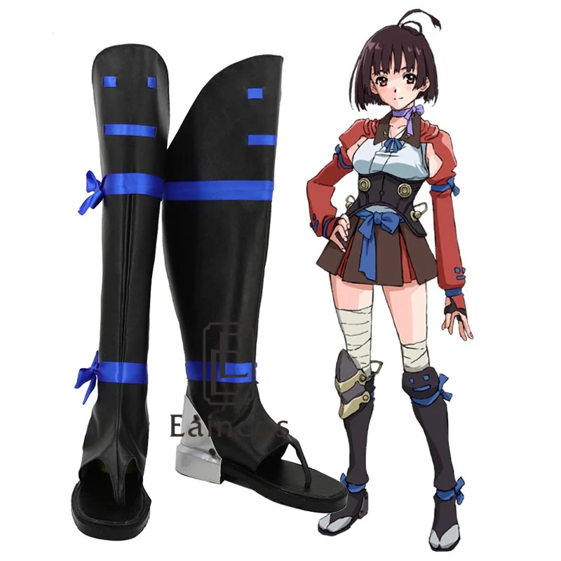 Аниме Kabaneri of the Iron Fortress Mumei обувь для костюмированной вечеринки на заказ |