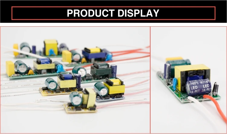 Светодиодный входной AC85-265V 1-3 Вт 4-7 Вт 8-12 Вт 15-18 Вт 20-24 Вт 25-36 Вт источник питания встроенные Трансформаторы освещения 300 мА