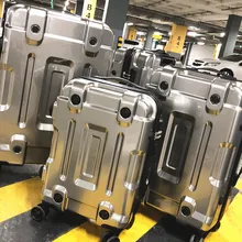 KAWEIDA высокое качество Чемодан 20/24/26/29 размер Золотые пространства ПК скользящий Чемодан фирменный туристический чемодан на вращающихся колесиках