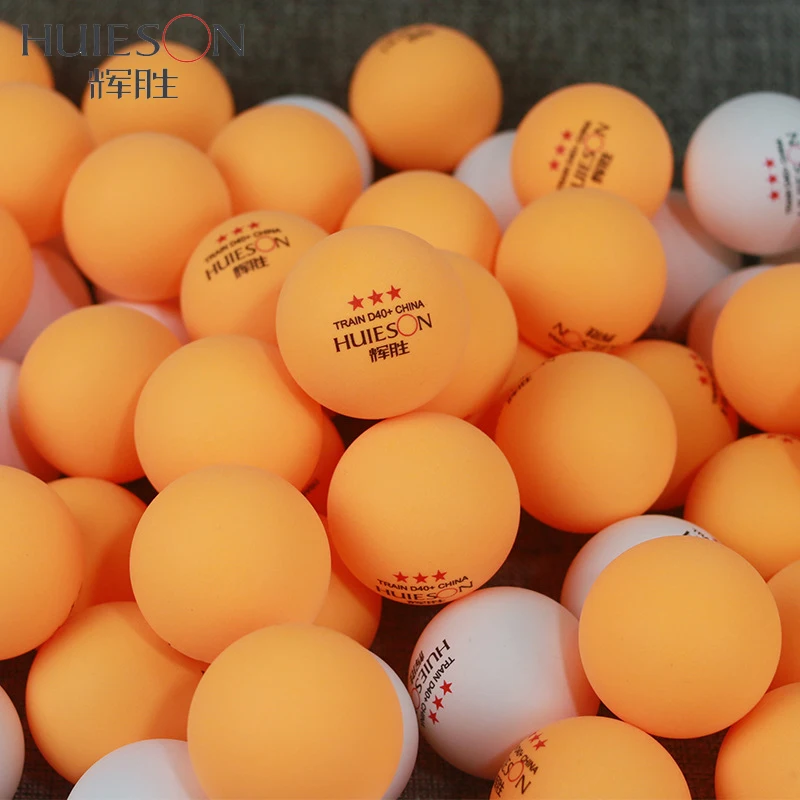 

100Pcs/Pack Huieson 3 Star ABS Table Tennis Training Balls 2.8g New Material Ping Pong Balls Plastic Table Tennis Balls D40+