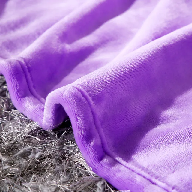 Ultra Soft Coral Fleece Blanket 19 Colors 100x120cm High Quality Fleece