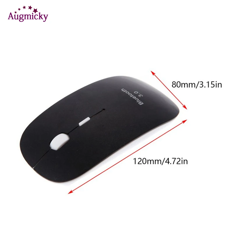 Ультратонкая Беспроводная оптическая мышь 1600DPI Bluetooth 3 0 игровая офисная для Windows